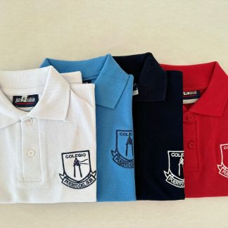 Chombas Primaria (todos) y Secundaria (azul marino y blanco)