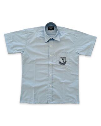 Camisa Manga Corta Secundaria — uniforme escolar Muelle Austral