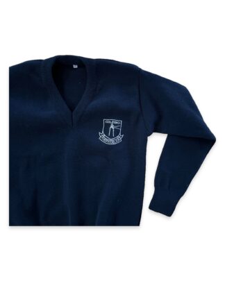 Pullover Bordado Azul Marino — uniforme escolar Muelle Austral